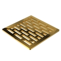 Newport Brass 4" Square Shower Drain in Polished Gold (Pvd) 233-406/24